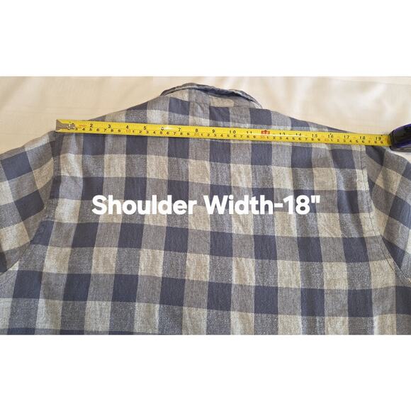 Tailor Vintage Blue Shirt Mens Sz L Shacket Sherpa Checkered Outdoor Lined - Picture 13 of 16